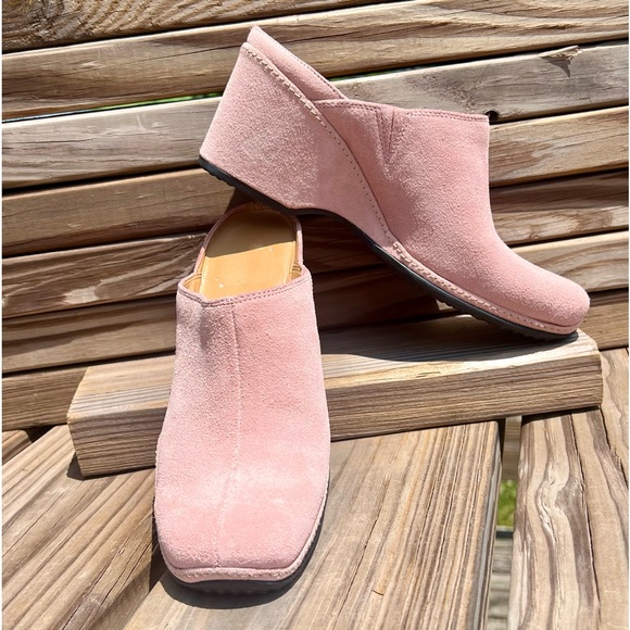 - Rockport Tahoe City Pink Suede Wedge Mule SZ 7! EUC! - Picture 5 of 15